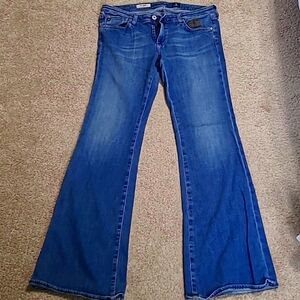 AG Adriano Goldschmied Blue Flare Jeans